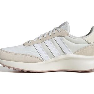 Adidas Women’s Cream and White Sneakers